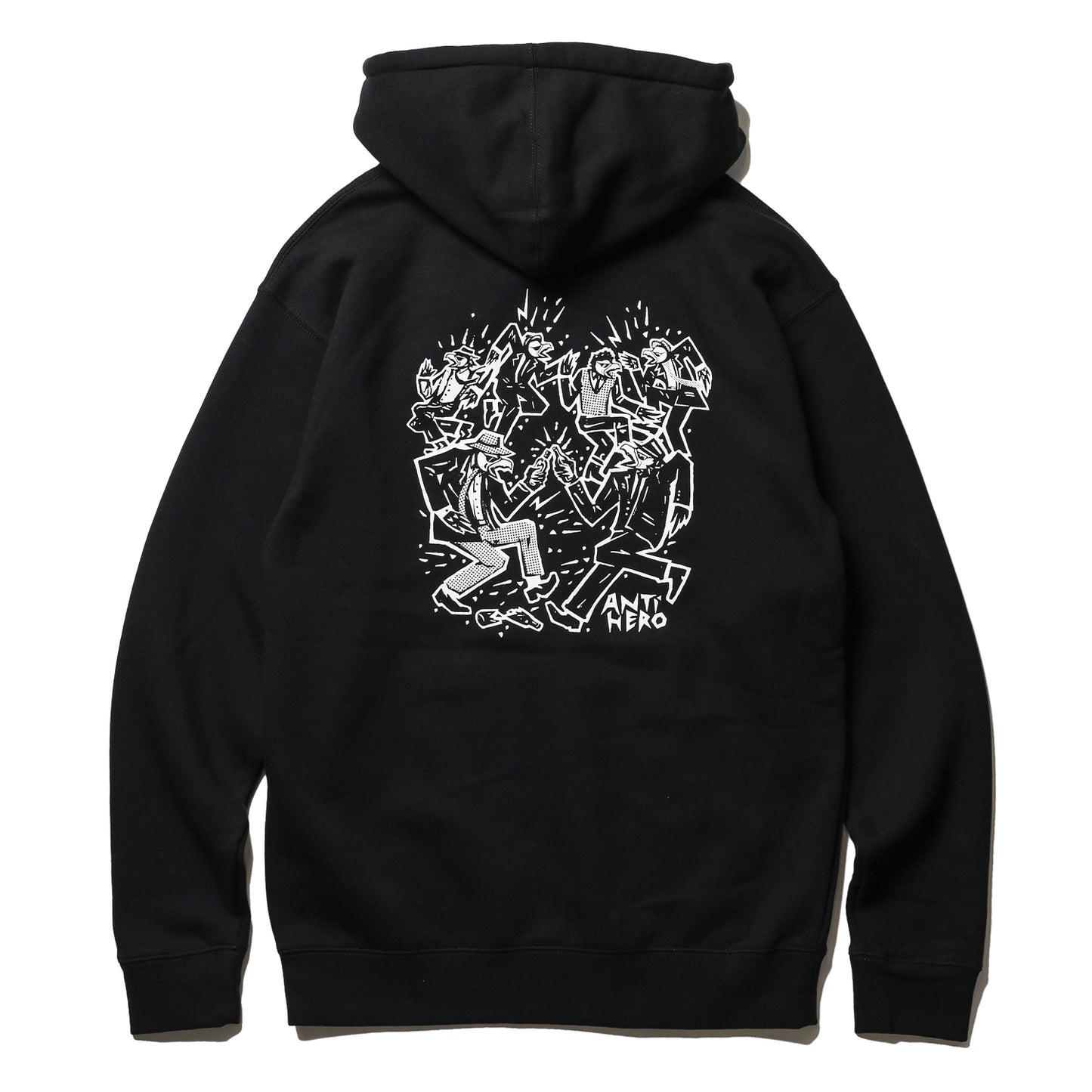ANTIHERO / RUDER BWOYS PULLOVER HOODIE (BLACK)