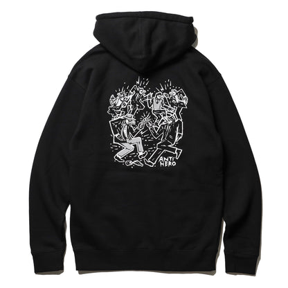 ANTIHERO / RUDER BWOYS PULLOVER HOODIE (BLACK)