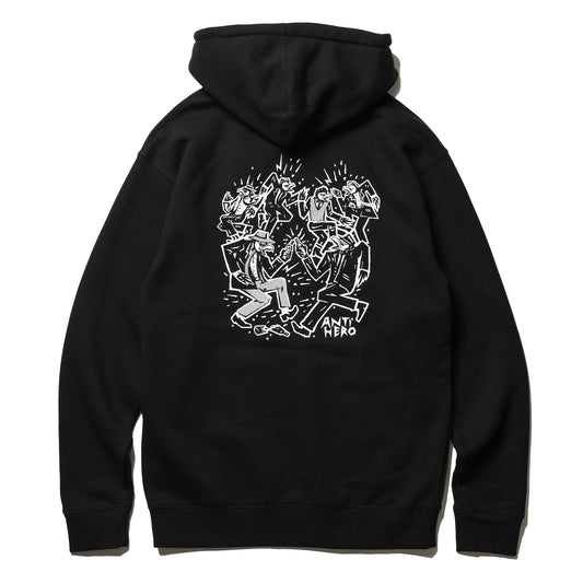 ANTIHERO / RUDER BWOYS PULLOVER HOODIE (BLACK)