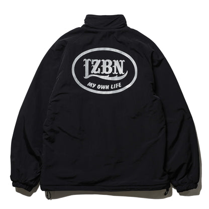 LZBN / HOLLOW OVAL LOGO REVERSIBLE JACKET (BLACK/BLACK)