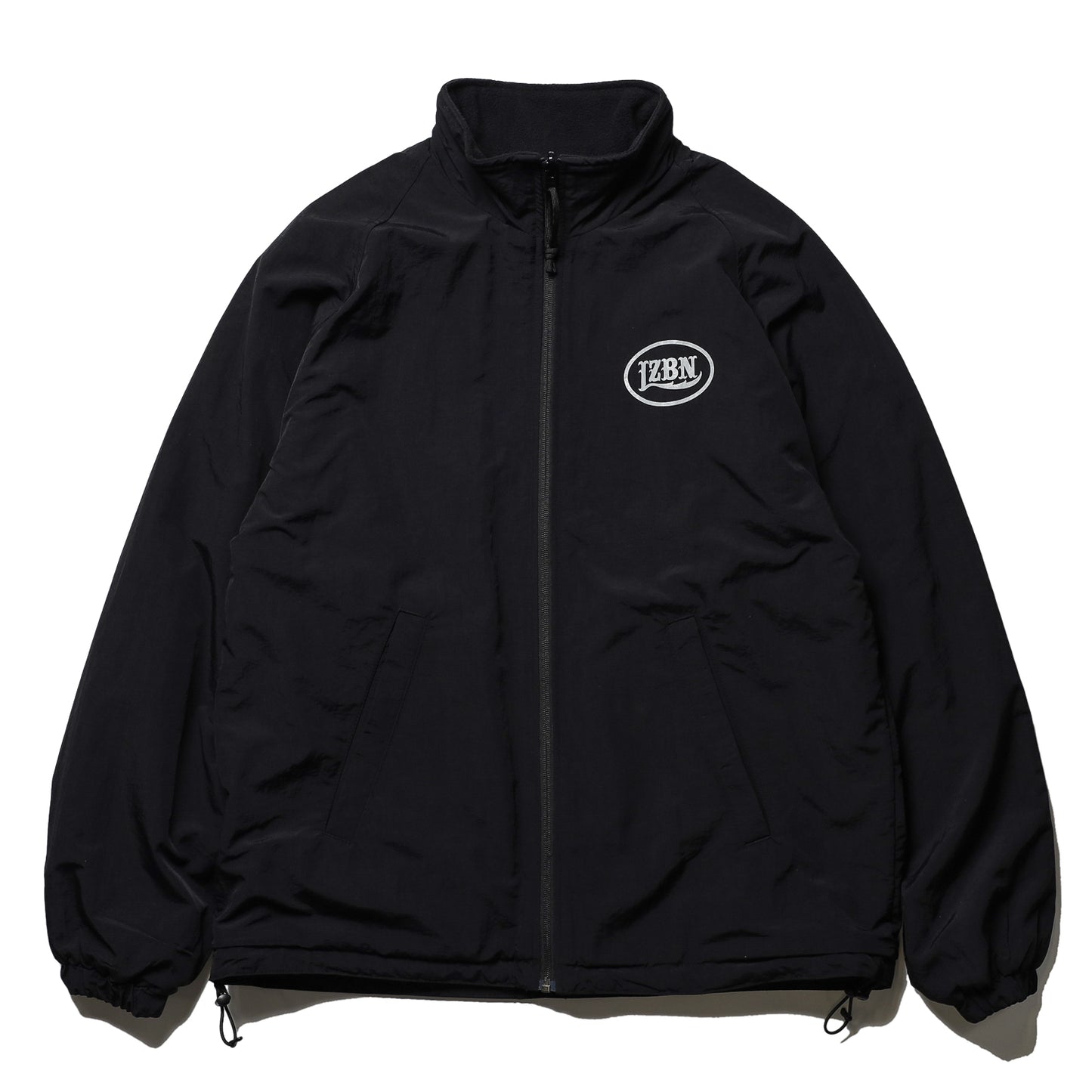 LZBN / HOLLOW OVAL LOGO REVERSIBLE JACKET (BLACK/BLACK)