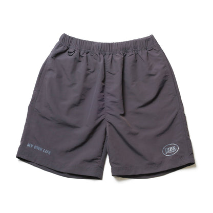 LZBN / OVAL LOGO II NYLON EASY SHORT (CHARCOAL)