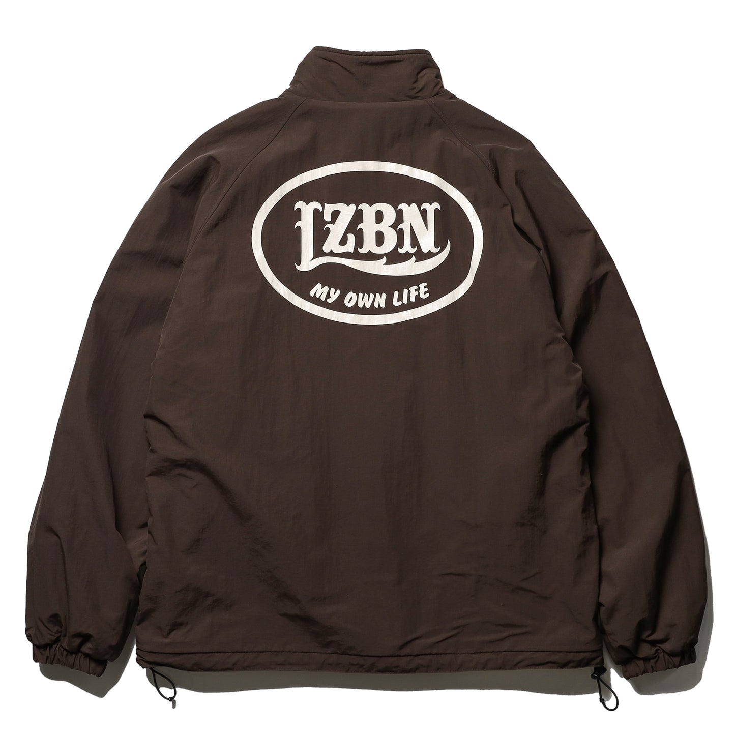 LZBN / HOLLOW OVAL LOGO REVERSIBLE JACKET (DARK BROWN/BEIGE)