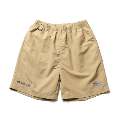 LZBN / OVAL LOGO II NYLON EASY SHORT (KHAKI)