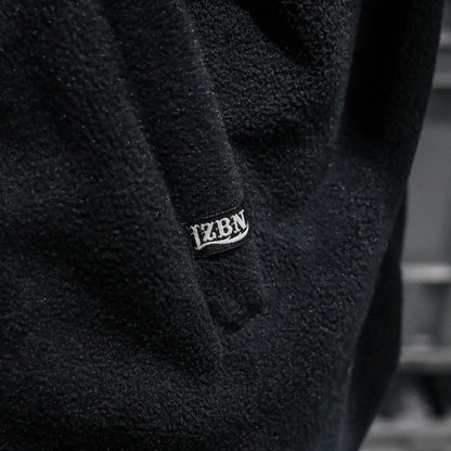 LZBN / HOLLOW OVAL LOGO REVERSIBLE JACKET (BLACK/BLACK)