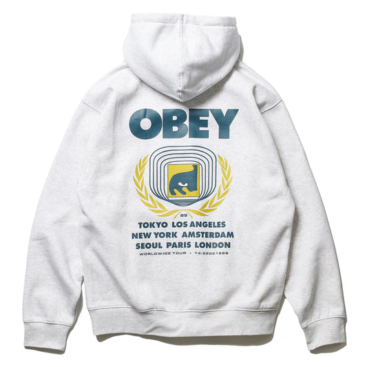 OBEY / OBEY ICON EYE WREATH HOODIE (HEATHER GREY)