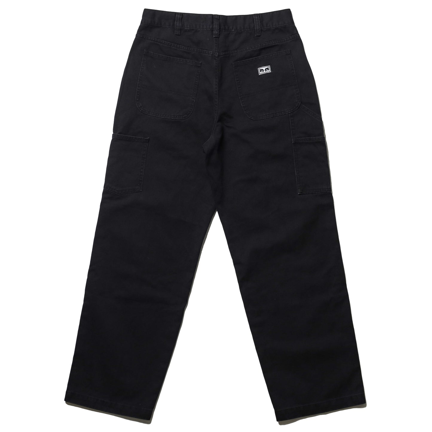 OBEY / BIG TIMER CARPENTER PANT (BLACK FADED WASH)