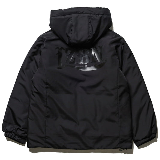 LZBN / LZBN LOGO ZIP HOODED JACKET (ALL BLACK)