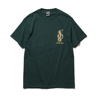 CREATURE / FIEND FLASH S/S TEE (DARK GREEN)