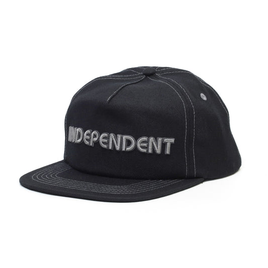 INDEPENDENT / GROUNDWORK SNAPBACK CAP (BLACK)