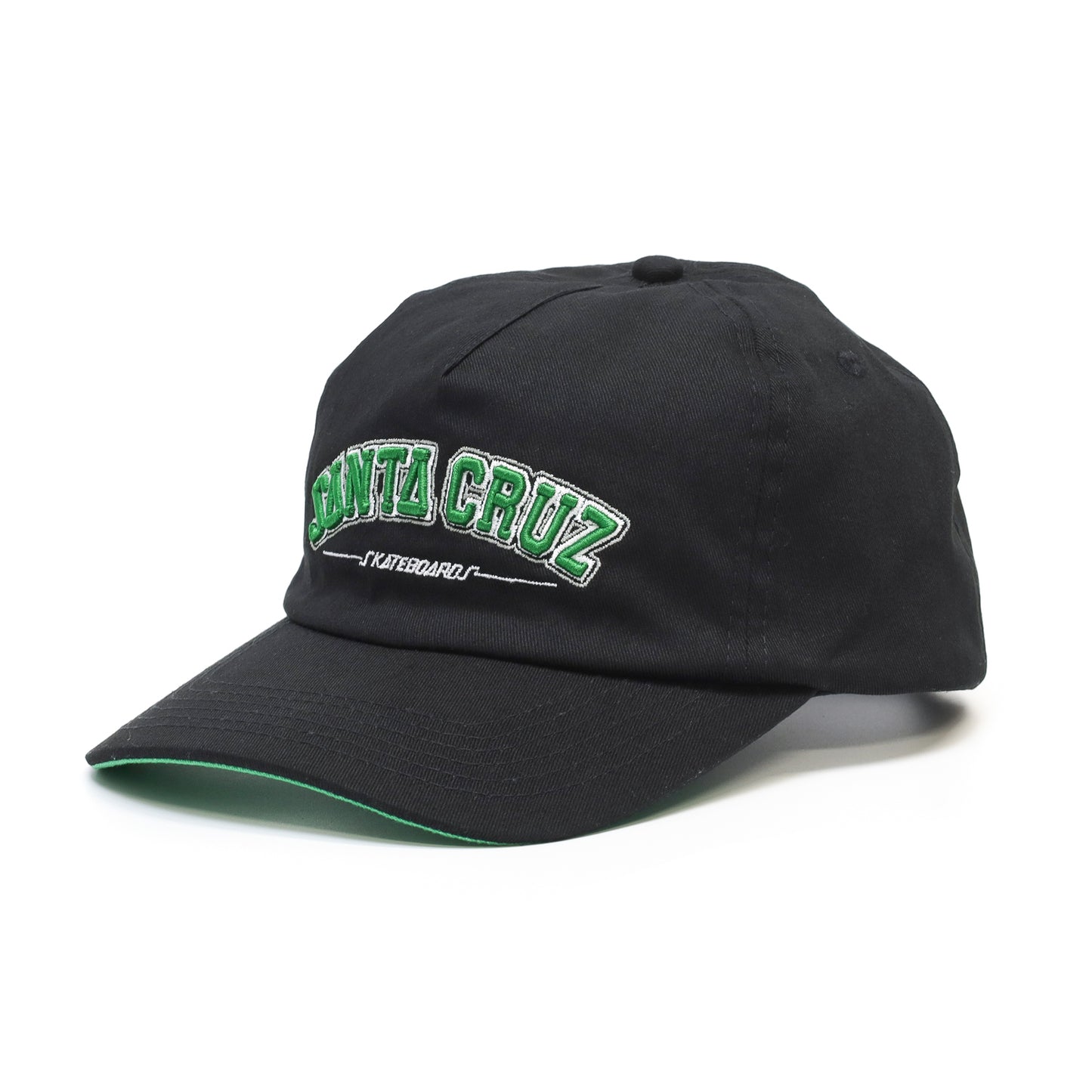 SANTA CRUZ / COLLEGIATE STRAPBACK CAP (ECO BLACK)