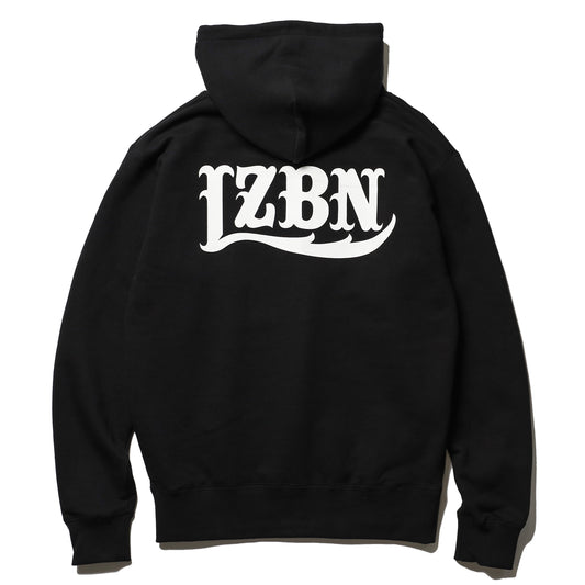 LZBN / LZBN LOGO PULLOVER HOODIE (BLACK)