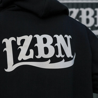 LZBN / LZBN LOGO PULLOVER HOODIE (BLACK)