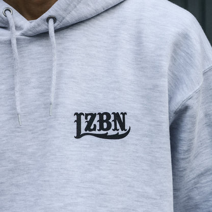 LZBN / LZBN LOGO PULLOVER HOODIE (ASH)