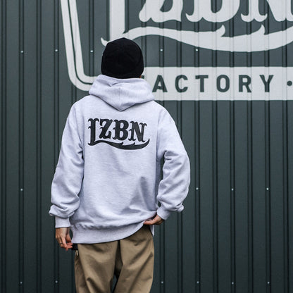 LZBN / LZBN LOGO PULLOVER HOODIE (ASH)