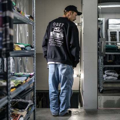 OBEY / HOUSE OF SUBVERSION CREW (BLACK)