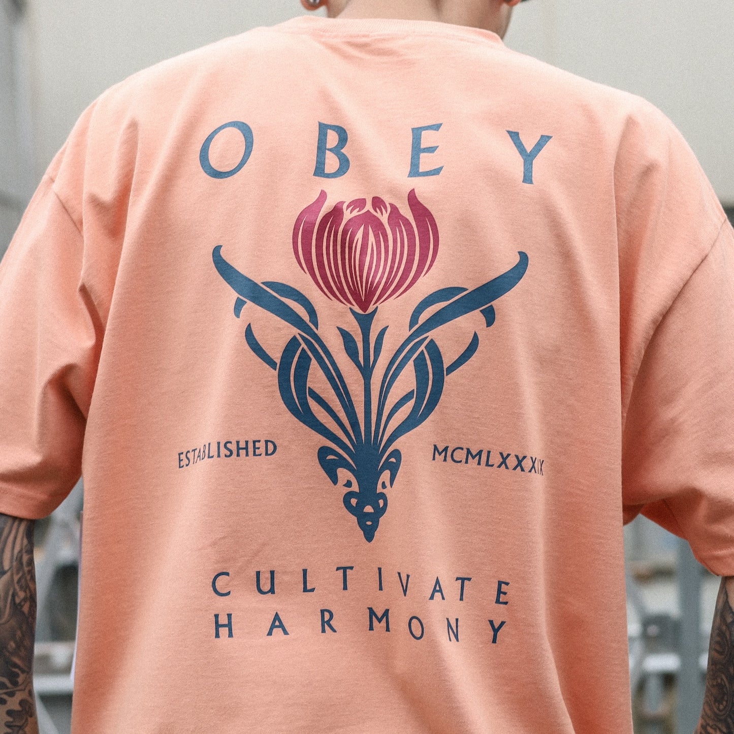 OBEY / OBEY CULTIVATE HARMONY CLASSIC TEE (CITRUS)