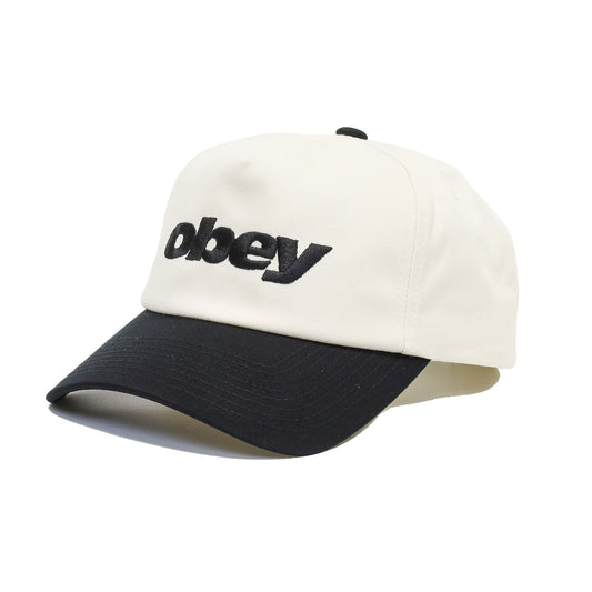 OBEY / OBEY DELTA 5 PANEL SNAPBACK CAP (BLACK MULTI)