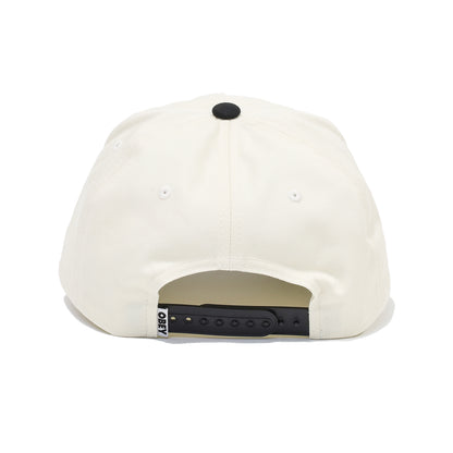 OBEY / OBEY DELTA 5 PANEL SNAPBACK CAP (BLACK MULTI)