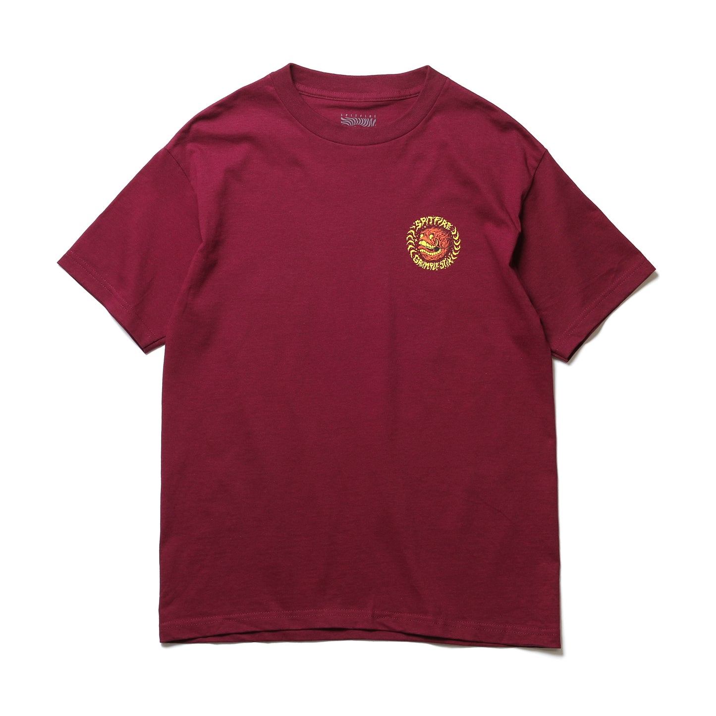 SPITFIRE X GRIMPLE STIX / FLYING GRIMPLE TEE (BURGUNDY)