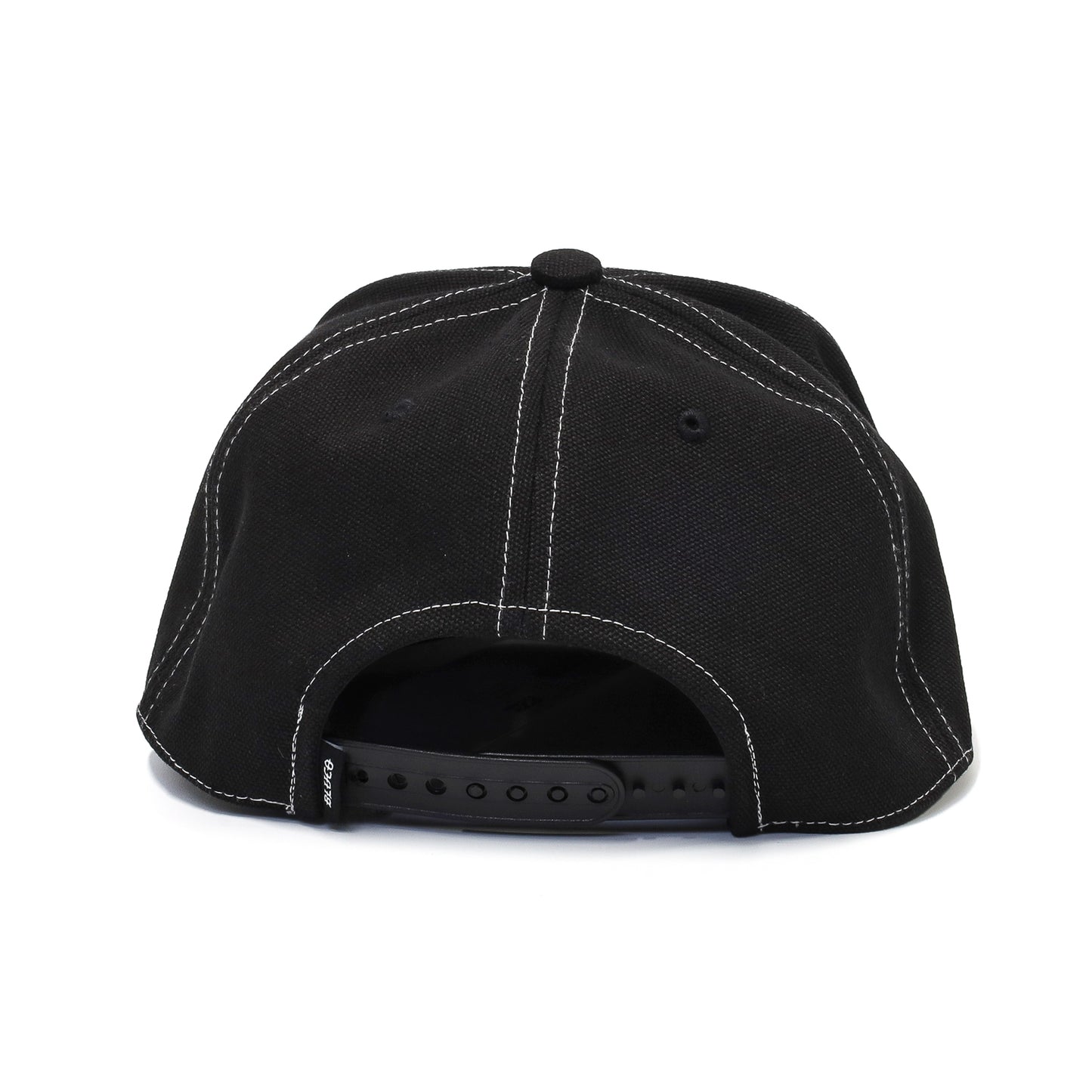 BLUCO / 6-PANEL CANVAS CAP -OVAL- (BLACK)
