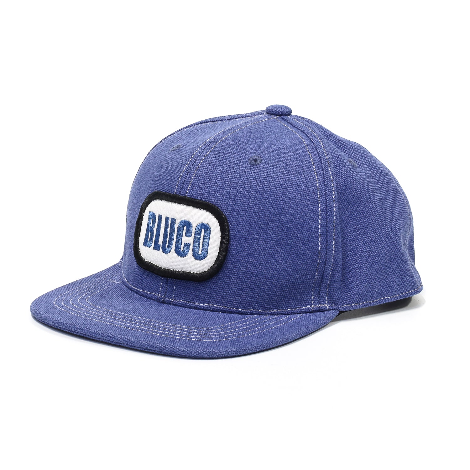 BLUCO / 6-PANEL CANVAS CAP -OVAL- (BLUE) – Feelin'