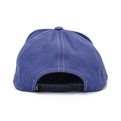 BLUCO / 6-PANEL CANVAS CAP -OVAL- (BLUE)