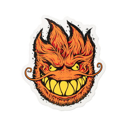 SPITFIRE X GRIMPLE STIX / GRIMPLEHEAD STICKER (ORANGE/YELLOW)