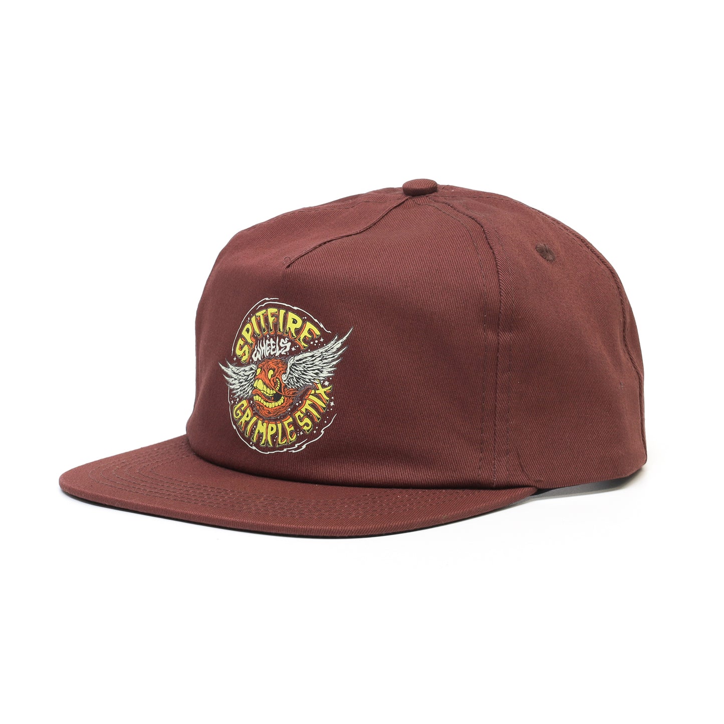 SPITFIRE X GRIMPLE STIX / FLYING GRIMPLE SNAPBACK CAP (MAROON)