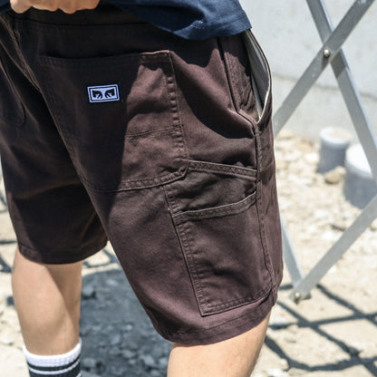 OBEY / BIG TIMER CARPENTER SHORT (JAVA BROWN)