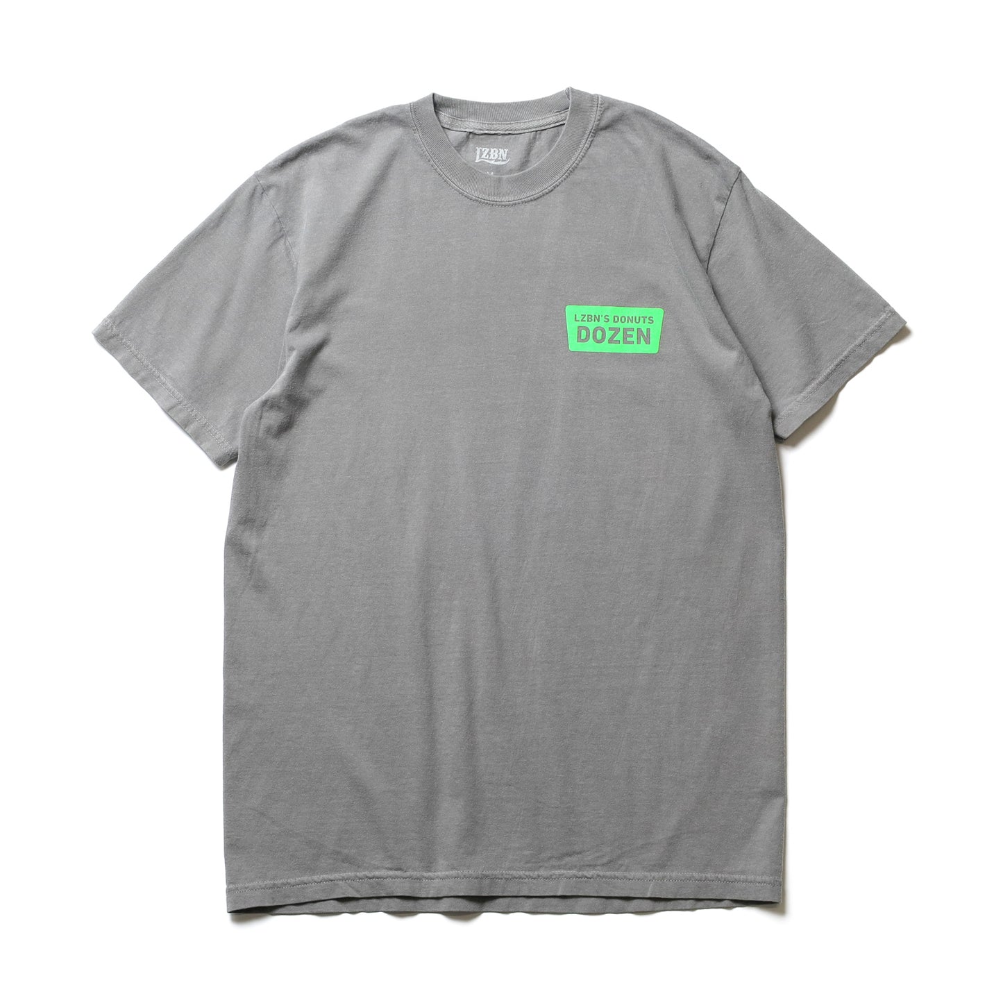 LZBN / DOZEN GARMENT DYED TEE (GREY)