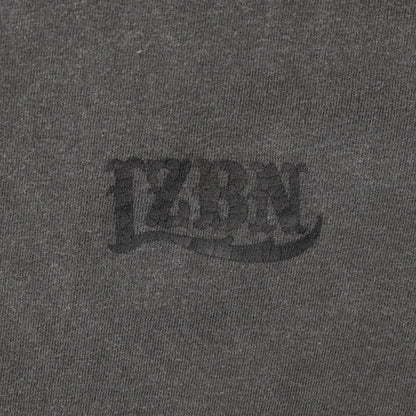 LZBN / WOMENS CRACK LZBN LOGO GARMENT DYED BOXY TEE (PEPPER)