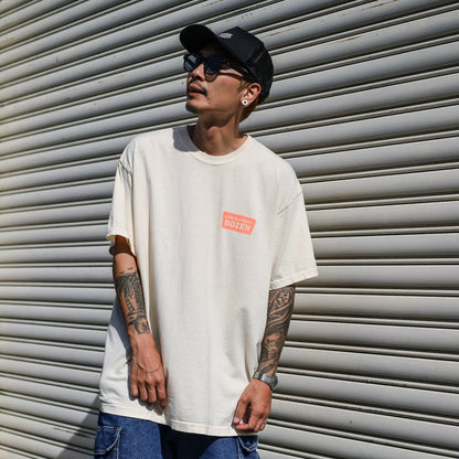 LZBN / DOZEN GARMENT DYED TEE (IVORY)