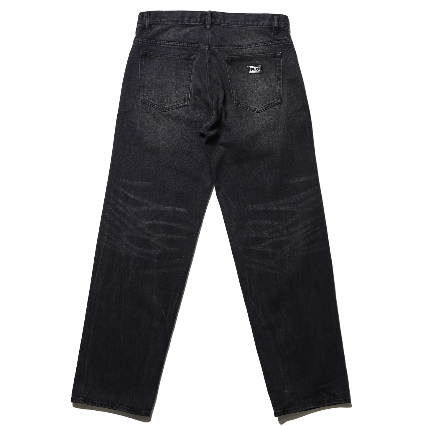 OBEY / BOXCAR STRAIGHT LEG DENIM (HEAVY VINTAGE BLACK)