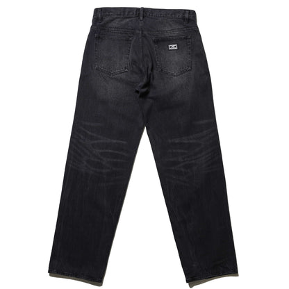 OBEY / BOXCAR STRAIGHT LEG DENIM (HEAVY VINTAGE BLACK)