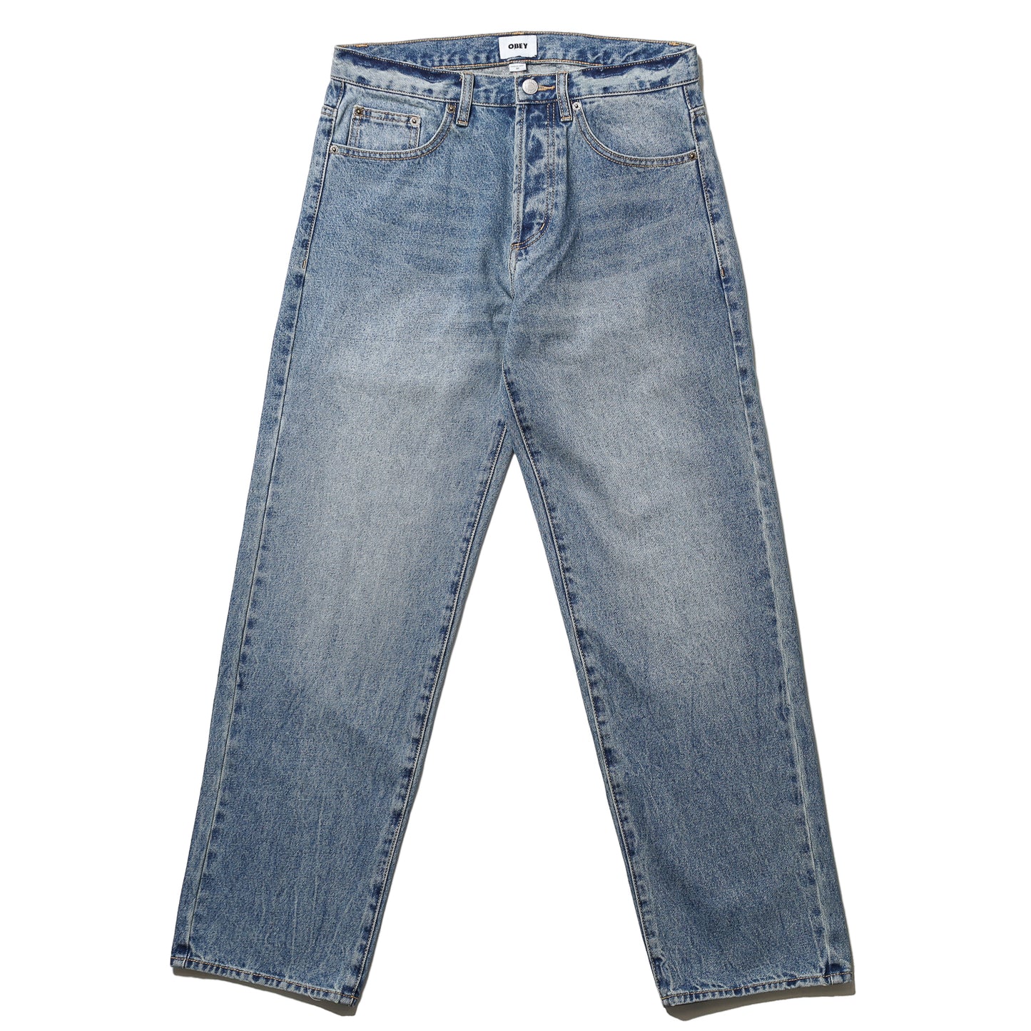 OBEY / BOXCAR STRAIGHT LEG DENIM (HEAVY VINTAGE INDIGO)