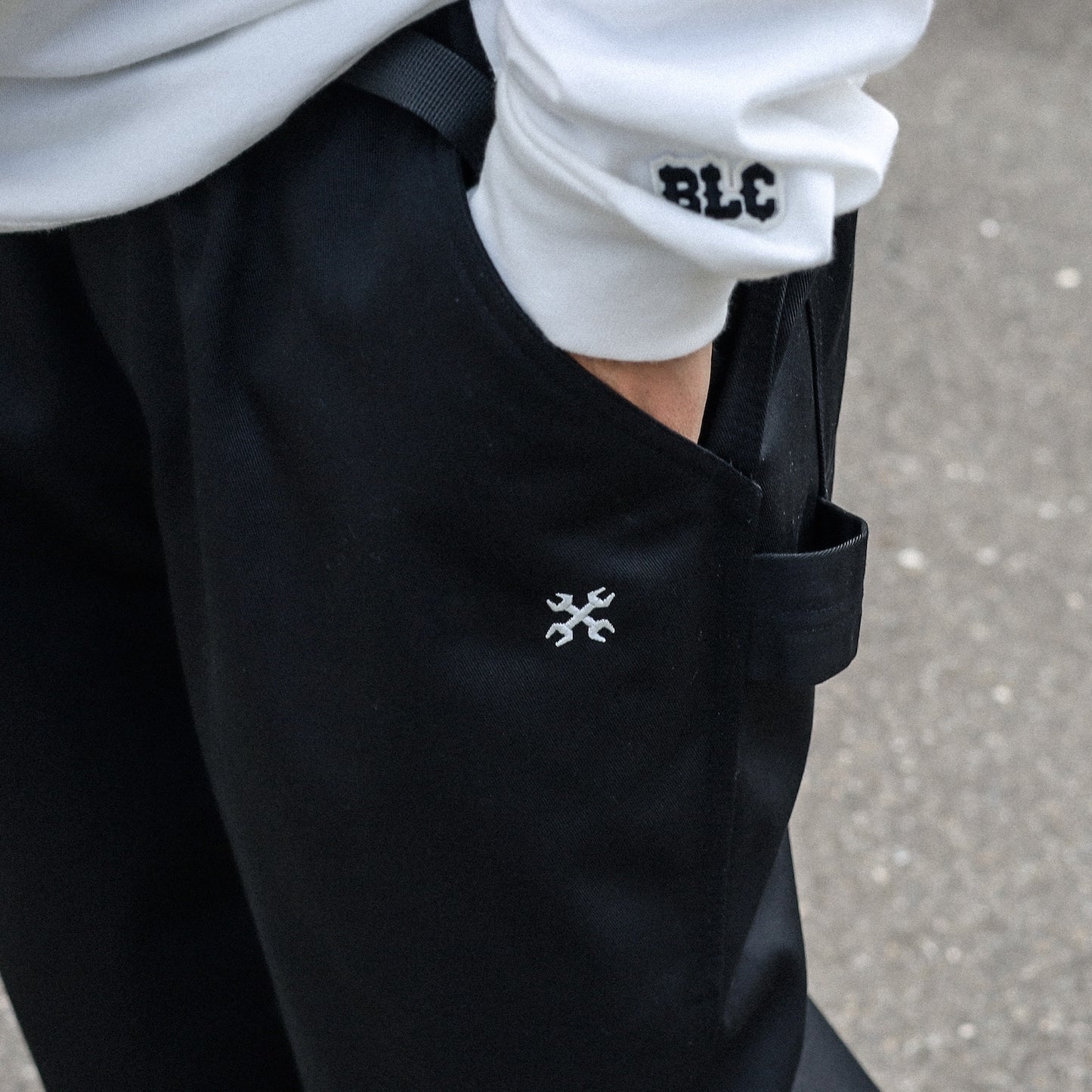 BLUCO / REGULAR EASY PAINTER PANTS (BLACK)