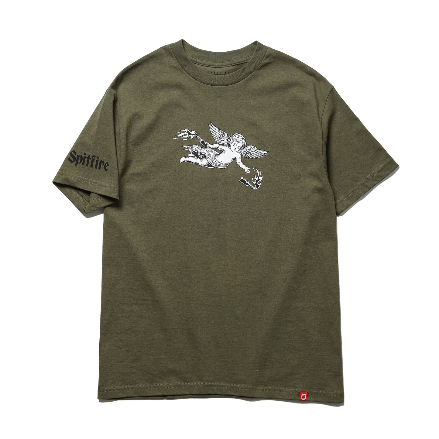 SPITFIRE / MOLOTOV ANGEL S/S TEE (MILITARY GREEN)
