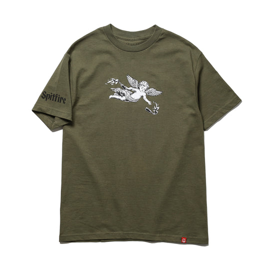 SPITFIRE / MOLOTOV ANGEL S/S TEE (MILITARY GREEN)