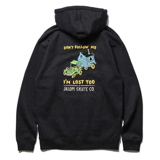 ANTIHERO / JALOPI RETURNS PULLOVER HOODIE (CHARCOAL HEATHER)