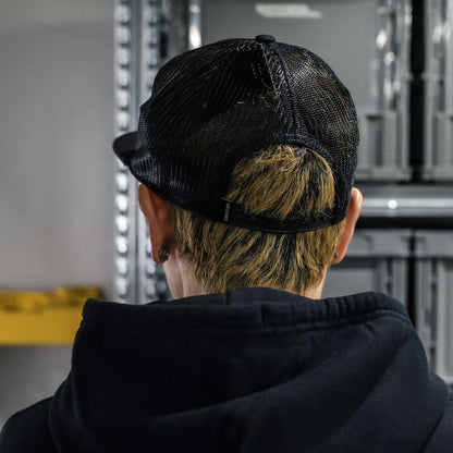 BRIXTON / CHAINS NP HP TRUCKER HAT (BLACK/BLACK)