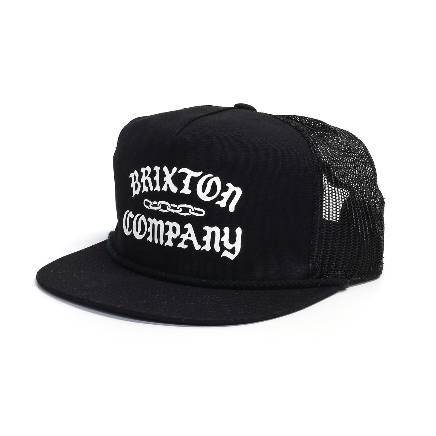 BRIXTON / CHAINS NP HP TRUCKER HAT (BLACK/BLACK)