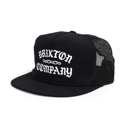 BRIXTON / CHAINS NP HP TRUCKER HAT (BLACK/BLACK)