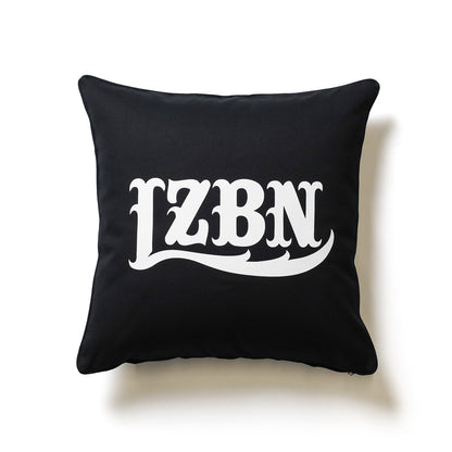 LZBN / LZBN LOGO CANVAS CUSHION (BLACK)