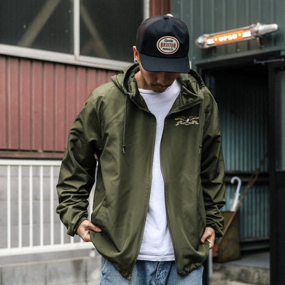 ANTIHERO / LIL EAGLE HOODED ZIP UP JACKET (ARMY)
