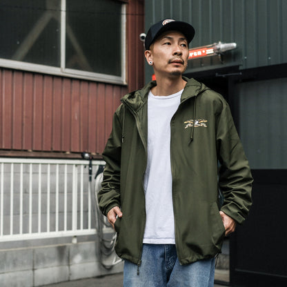 ANTIHERO / LIL EAGLE HOODED ZIP UP JACKET (ARMY)