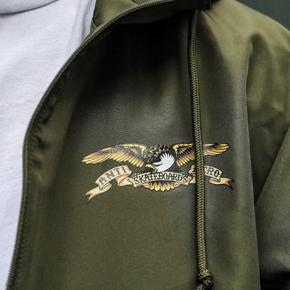 ANTIHERO / LIL EAGLE HOODED ZIP UP JACKET (ARMY)