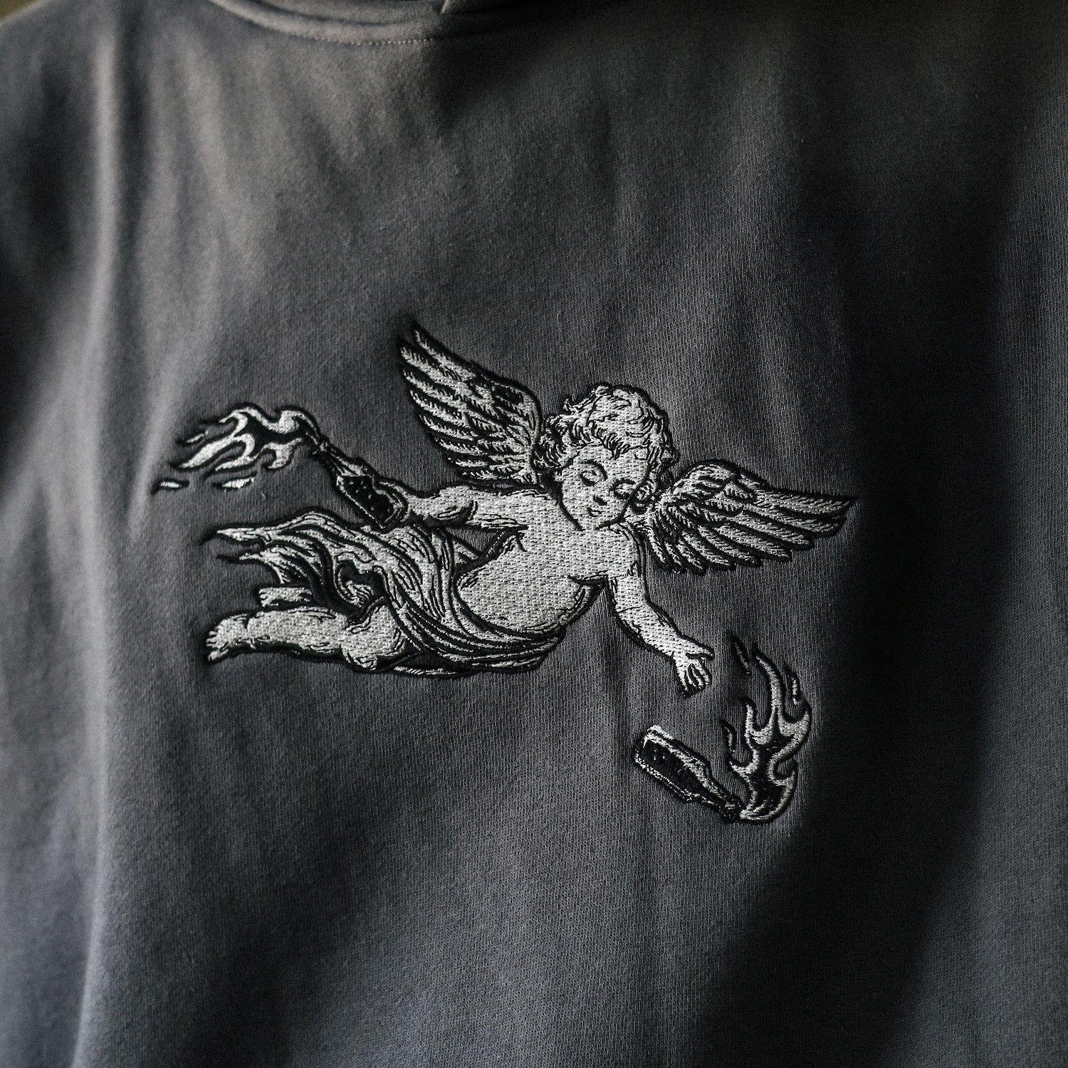 SPITFIRE / MOLOTOV ANGEL PULLOVER HOODIE (CHARCOAL) – Feelin'