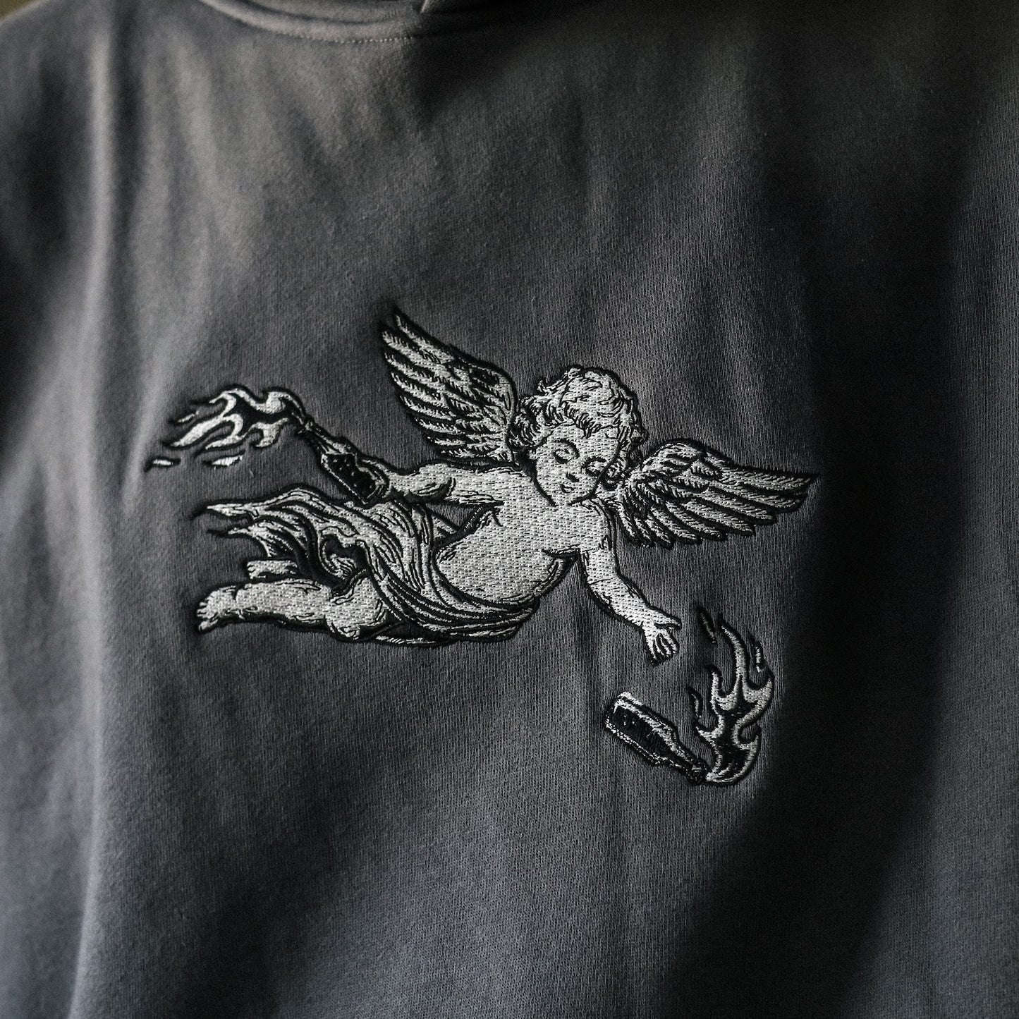 SPITFIRE / MOLOTOV ANGEL PULLOVER HOODIE (CHARCOAL)