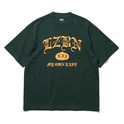 LZBN / OE COLLEGE HEAVYWEIGHT TEE (FOREST GREEN)